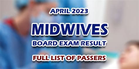 mle result|Midwives Board Exam Result April 2023 – Midwifery Full Results.